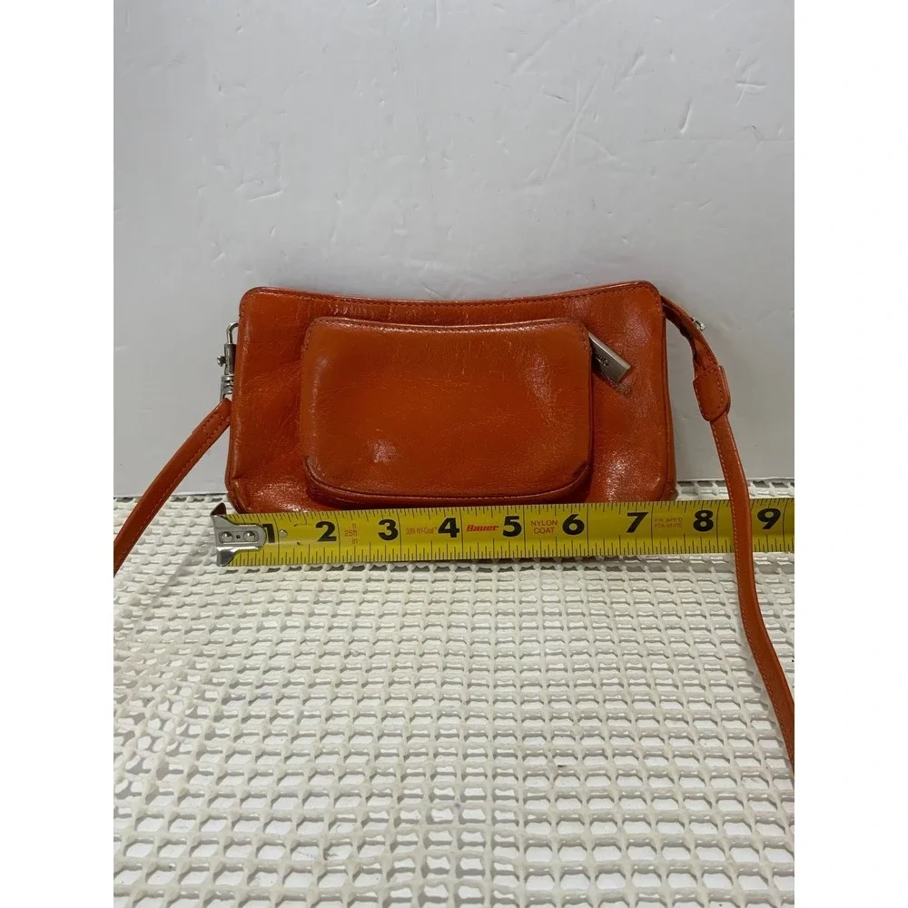 Hobo International tangerine‎ leather Sling Bag Orange